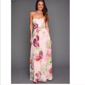 Ted Baker Floral Chiffon Dress.